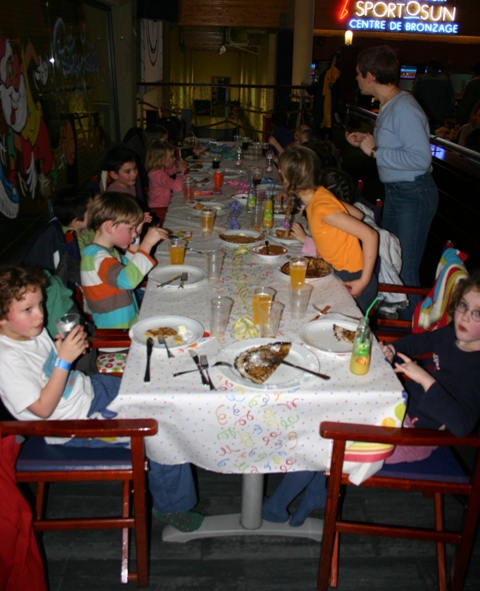 Anniversaire de Cédric au Sportopolis